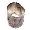 Image 3 : Antique Sterling Silver Storyteller Panel Bracelet