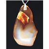 Image 2 : Beautiful Large Slate Agate Pendant