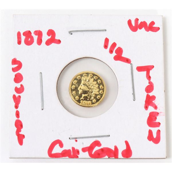 Indian Head 1/2 Penny California Coin