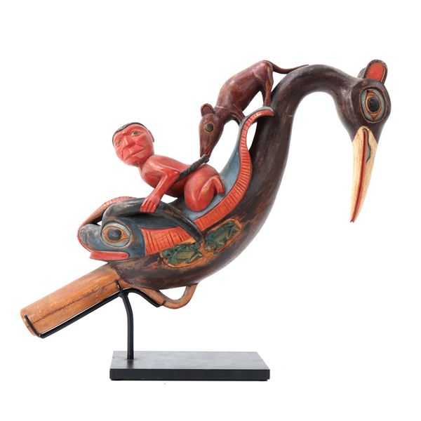 Beautiful PNW Ceremonial Hand Rattle