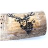 Image 4 : Handsome Elk Antler Carved Scrimshaw Cribbage Board