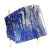 Image 2 : Gorgeous Raw Slab of Lapis Lazuli on Stand