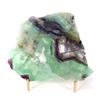 Image 1 : Incredible Slab of Rainbow Fluorite w/Stand