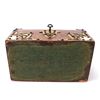 Image 9 : English Burr Walnut, Brass, & Bone Tea Caddy, circa 1860s