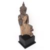 Image 1 : Burmese Wood Carved Seated Buddha, 19th Century
