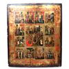 Image 1 : Resurrection & 12 Feasts, Russian Icon 19th c.