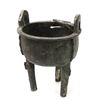 Image 4 : Archaistic Bronze Ding Ritual Food Vessel