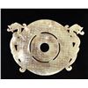 Image 2 : Chinese Warring State Style Double Dragon Carved Jade Disk
