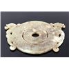 Image 3 : Chinese Warring State Style Double Dragon Carved Jade Disk