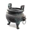 Image 1 : Massive Chinese Bronze Tripod Cauldron