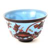 Image 3 : Lovely Chinese Peking Glass Bowl, Blue & Red