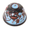 Image 7 : Lovely Chinese Peking Glass Bowl, Blue & Red