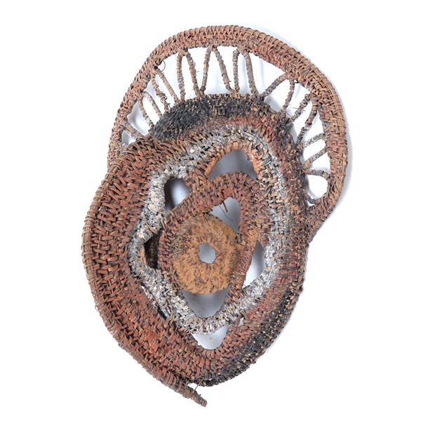 PNG Ceremonial Yam Mask, Avian Face