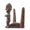 Image 5 : African Bamana Wooden Mask w/ Standing Female