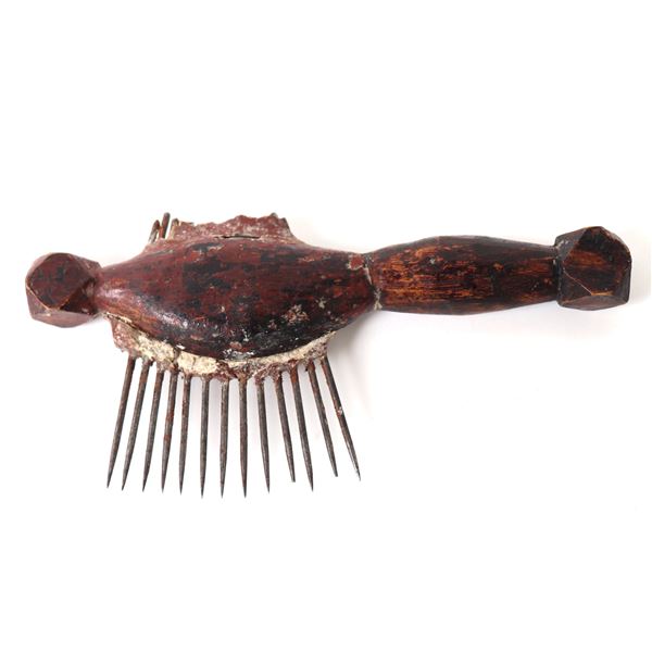 African Tribal Wood Comb