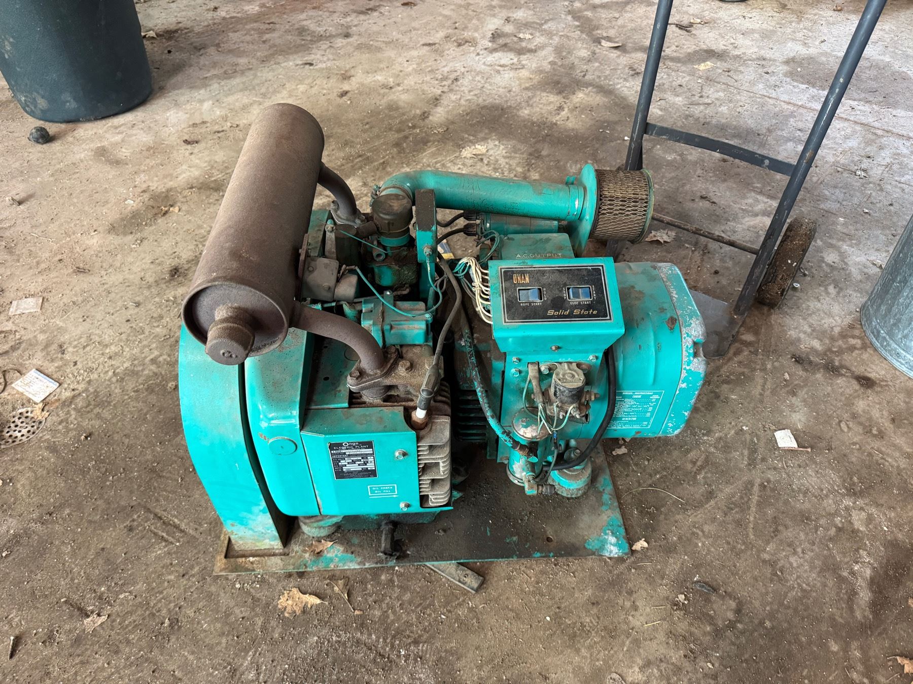 First Solid State Generator ONAN SOLID STATE ELECTRIC PLANT GENERATOR
