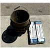 Image 8 : TEL-O-POST SHORTY JACK HEAVY DUTY ADJUSTABLE FLOOR JACKS, PAIR - NEW, IN BOX; AND TOOL BUCKET
