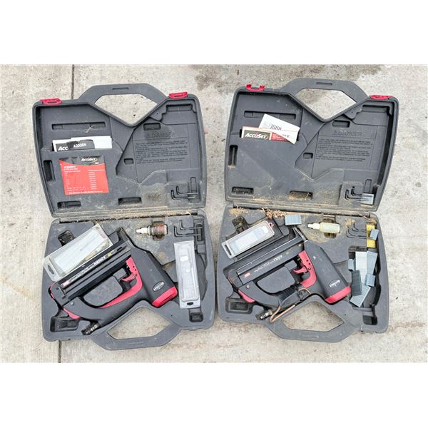 ACCUSET A200BN 2-IN UTILITY BRAD NAILER AND A150LS 18-GAUGE UTILITY FINISH STAPLER - WORK!