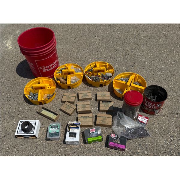 BUCKET AND MISCELLANEOUS FASTENERS