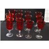 Image 2 : WATERFORD CRYSTAL NEWBERRY STEMMED WATER GLASSES (6) & GOBLET (6) (12 PCS)