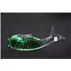 Image 4 : GLASS FISH SCULPTURE & SEA SHELL (2 PCS)