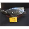 Image 1 : CARVED STONE TURTLE (APPROX 18 1/2" X 13")
