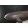 Image 3 : VINTAGE IRON WOOD WHALE SCULPTURE (17") (DOES NOT INCLUDE STAND)