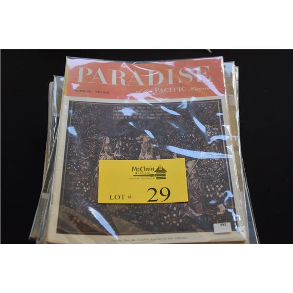 COLLECTION OF PARADISE OF THE PACIFIC MAGAZINES (18 PCS)