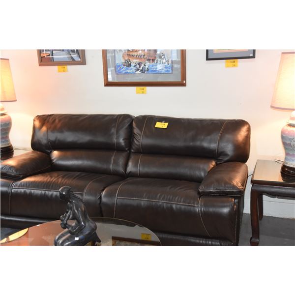 UPHOLSTERED SOFA, DOUBLE RECLINING