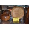 Image 1 : MYRTLE WOOD DISH & MOUNTAIN APPLE WOOD BOWL (2 PCS) (DOES NOT INCLUDE STAND)