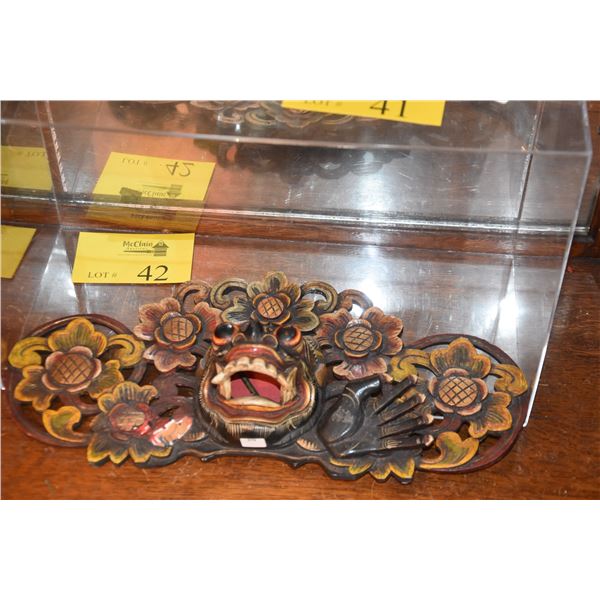 BALINESE WOOD CARVING OF MYTHICAL CREATURE