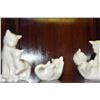 Image 3 : COLLECTION OF LENOX CAT SCULPTURES (6 PCS)