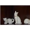 Image 6 : COLLECTION OF LENOX CAT SCULPTURES (6 PCS)