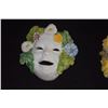 Image 2 : ITALIAN CERAMIC BACCHUS MASKS (4 PCS)