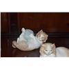 Image 3 : NAU BY LLADRO HAND PAINTED PORCELAIN CATS (4 PCS)