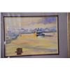 Image 3 : FRAMED WATERCOLOR, HARBOR SCENE; SIGNED (25 1/2" X 21 1/2")
