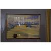 Image 4 : FRAMED WATERCOLOR, HARBOR SCENE; SIGNED (25 1/2" X 21 1/2")