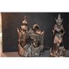 Image 2 : HINDU WOOD CARVINGS (2 PCS)
