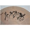 Image 2 : CHINESE SANDLE WOOD FAN W/HORSE MOTIF