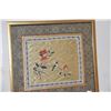 Image 3 : FRAMED CHINESE SILK EMBROIDERIES (2 PCS)
