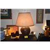 Image 1 : ANTIQUE LAMP W/SHADE