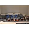 Image 2 : COLLECTION OF JAPANESE CUPS, BOWLS & PLATES (32 PCS)