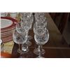 Image 2 : VINTAGE WATERFORD CRYSTAL STEMWARE (12 PCS)