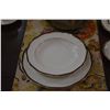 Image 3 : WEDGWOOD BONE CHINA, ROYAL LAPIS GOLD EDGE DINNERWARE (96 PCS)