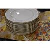 Image 7 : WEDGWOOD BONE CHINA, ROYAL LAPIS GOLD EDGE DINNERWARE (96 PCS)