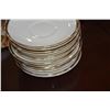 Image 9 : WEDGWOOD BONE CHINA, ROYAL LAPIS GOLD EDGE DINNERWARE (96 PCS)