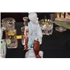 Image 3 : ANTIQUE CHINESE PORCELAIN OLD MAN & LADY IN THE CHINOISRIE STYLE (14 1/2") (2 pcs)