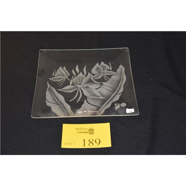 ETCHED GLASS PLATE