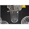 Image 2 : CRYSTAL VASES & PEDESTAL BOWL (4 PCS)