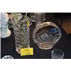 Image 1 : GORHAM VASE & LEAD CRYSTAL BASKET (2 PCS)